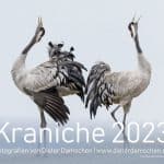 Fotos: Kalenderübersicht Kranichkalender 2023. © Dieter Damschen